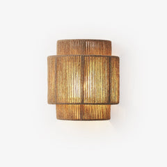 Rustic Weave Wall Lamp