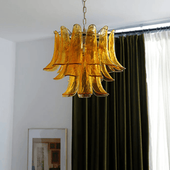 Murano Glass Petals Chandelier