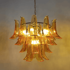 Murano Glass Petals Chandelier