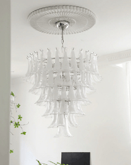 Murano Glass Petals Chandelier