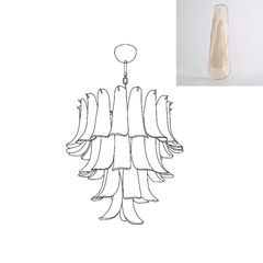 Murano Glass Petals Chandelier