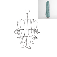 Murano Glass Petals Chandelier