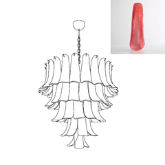 Murano Glass Petals Chandelier