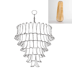 Murano Glass Petals Chandelier