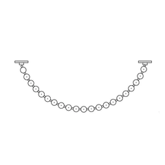 Pearl Necklace Balls Chandelier