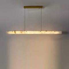 Linear Alabaster Chandelier