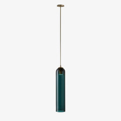 Long Tube Glass Pendant Light