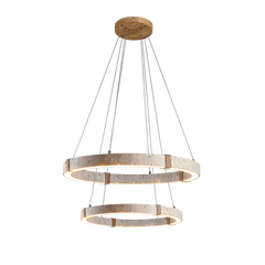 Circle Travertine Pendant Lamp