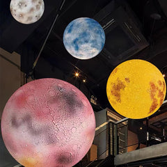 3D Planet Ball Pendant Lamp