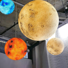 3D Planet Ball Pendant Lamp