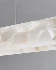 Linear Alabaster Chandelier