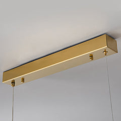 Linear Alabaster Chandelier