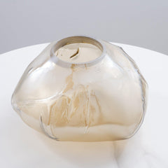 Blown Glass Mesh Pendant Light