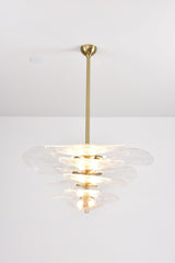 Petals Gold Murano Chandelier