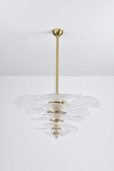 Petals Gold Murano Chandelier