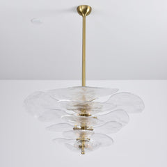 Petals Gold Murano Chandelier
