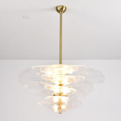 Petals Gold Murano Chandelier