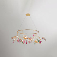 Agate Flake Chandelier