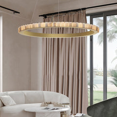 Alabaster Avalon Halo Chandelier