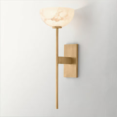 Alabaster Cup Wall Lamp