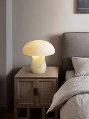 Alabaster Mushroom Table Lamp