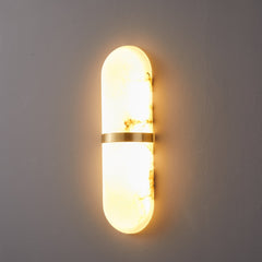 Alabaster Pill Wall Light
