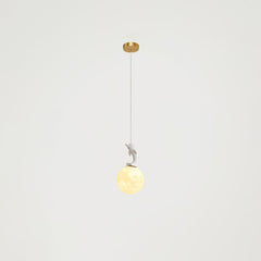 Animal And Moon Pendant Light