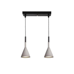 Conical Concrete Pendant Light