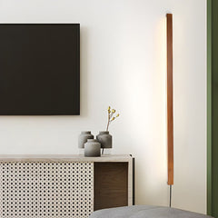 Arlo Linear Wood Plug-in Wall Light
