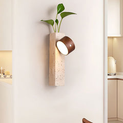 Axis Wood Rechargeable Wall Light