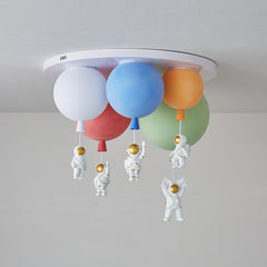 Frosted Balloon Combination Ceiling Lamp
