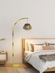 Bamboo Pole Floor Lamp