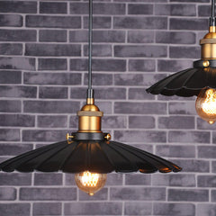 Black Skirt Pendant Light