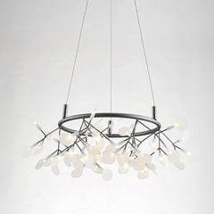 Black Big O Firefly LED Chandelier