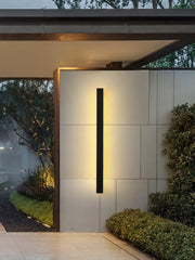 Long Strip Solar Outdoor Sconce