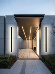 Long Strip Outdoor Sconce Solar Power