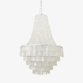 Boho Shell Tiered Chandelier