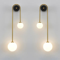 Brass Arc Wall Light