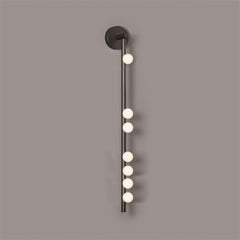 Brass Glass Tube Wall Lamp