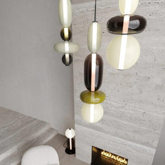Candied Glass Combo Pendant Light