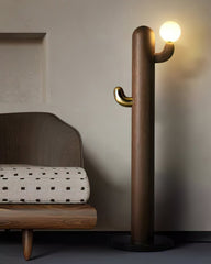 Cactus Wood Floor Lamp