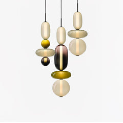 Candied Glass Combo Pendant Light