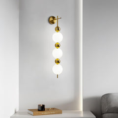 Candied Haws String Brass Wall Lamp