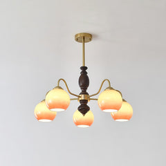 Caramel Orb Chandelier