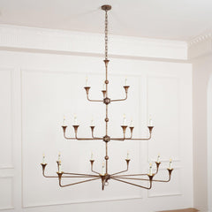 Thousand Brass Chandelier