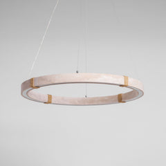 Circle Travertine Pendant Lamp