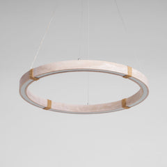 Circle Travertine Pendant Lamp