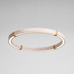 Circle Travertine Pendant Lamp