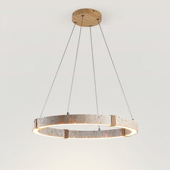 Circle Travertine Pendant Lamp
