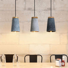 Coburg Wood Cement Pendant Light